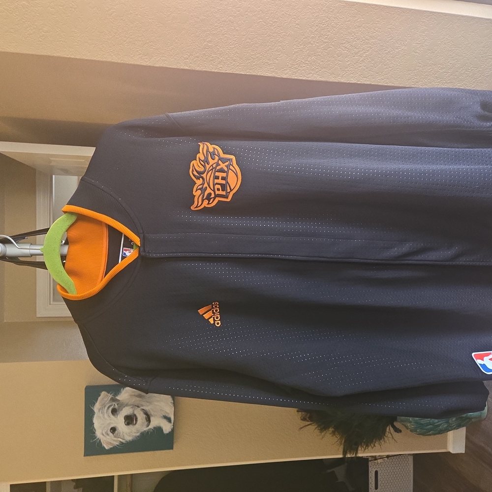 Phoenix Suns Black Jacket with Orange Details